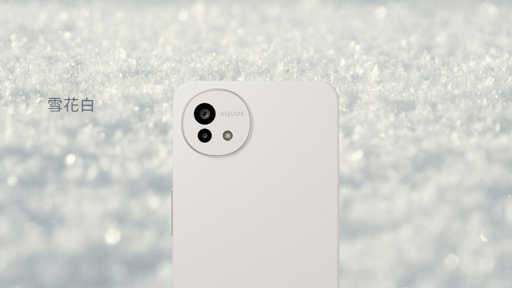 SHARP AQUOS wish5 雪花白