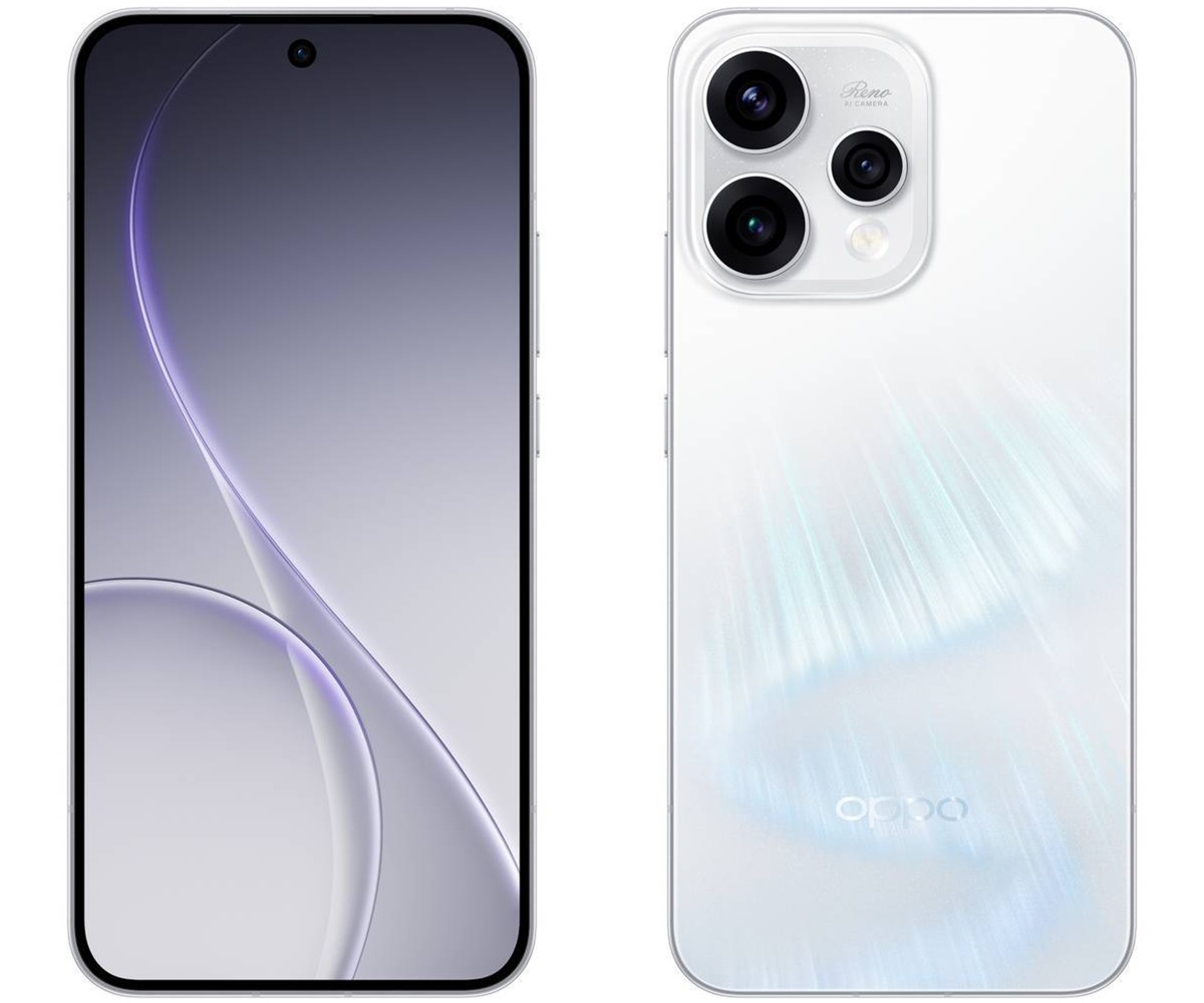 OPPO reno 15 極光白