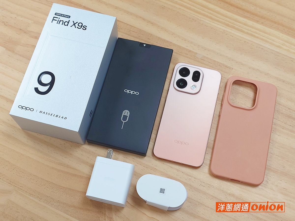 OPPO Find X9s 開箱內容物